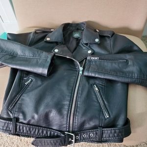 Juniors Fault Leather Jacket